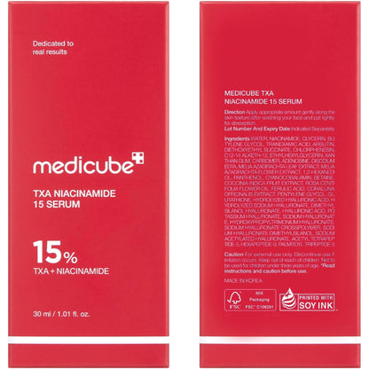Medicube TXA + Niacinamide 15% Glow Facial Serum for Post-Spot Care
