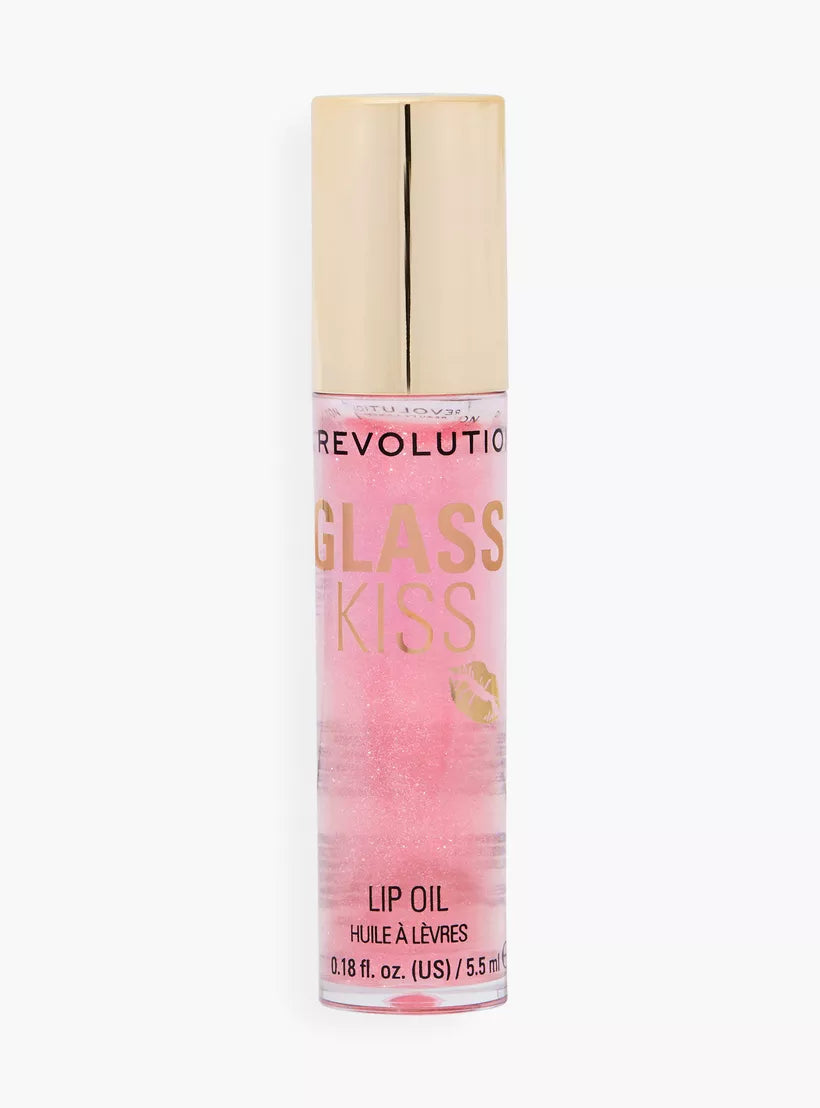 Revolution Glass Kiss Roller Ball Lip Oil 5.5ml