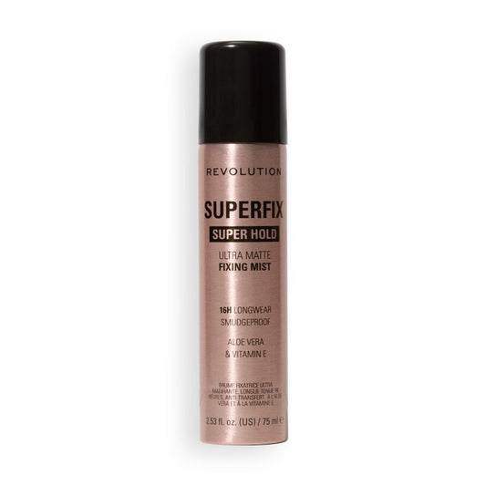 Revolution Superfix Super Hold Ultra Matte Fixing Mist – 16h Longwear