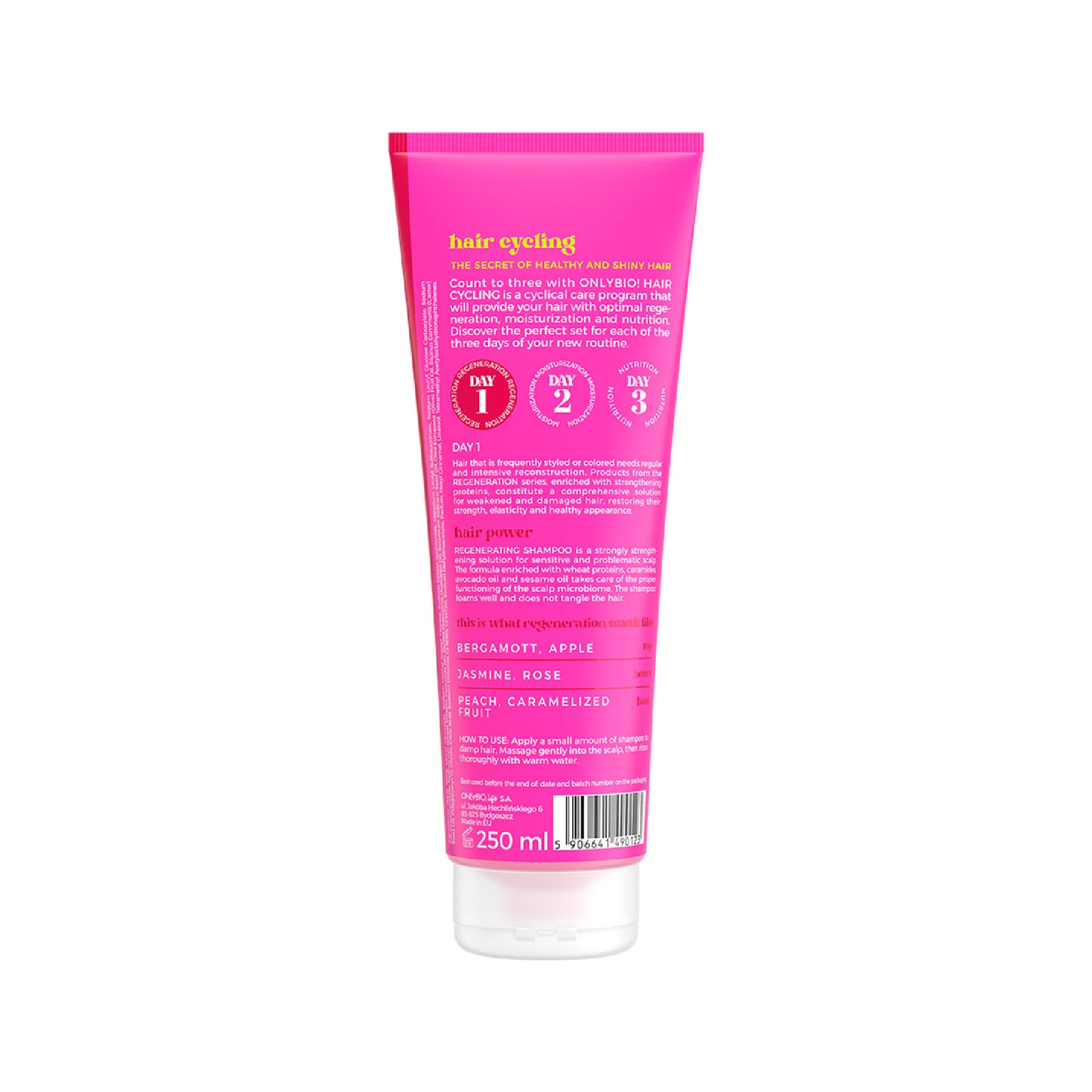 Onlybio Hair Cycling Regeneration Shampoo for Hair and Scalp 250ml