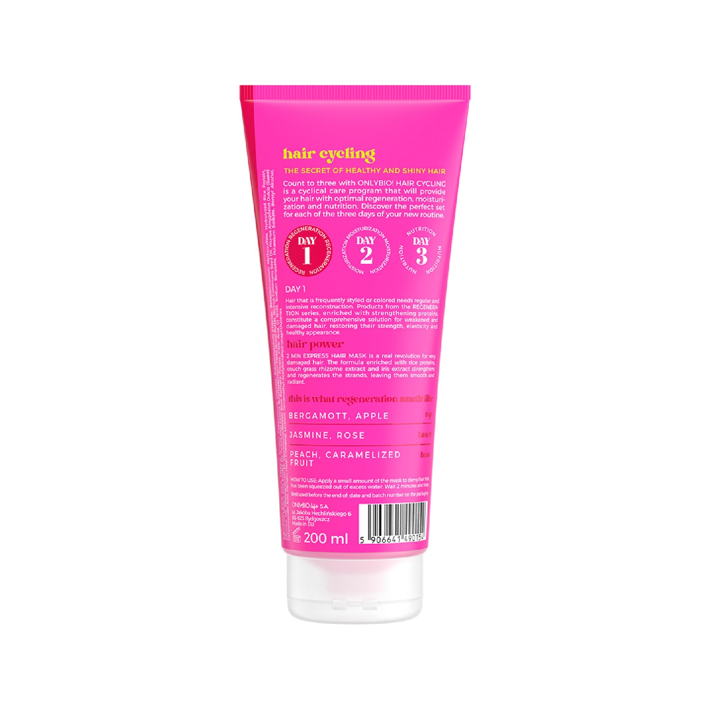 Onlybio Hair Cycling Regeneration 2min Express Hair Mask 200ml