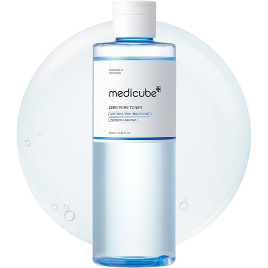 Medicube Zero Pore Exfoliating & Hydrating Toner with AHA BHA PHA Niacinamide & Panthenol