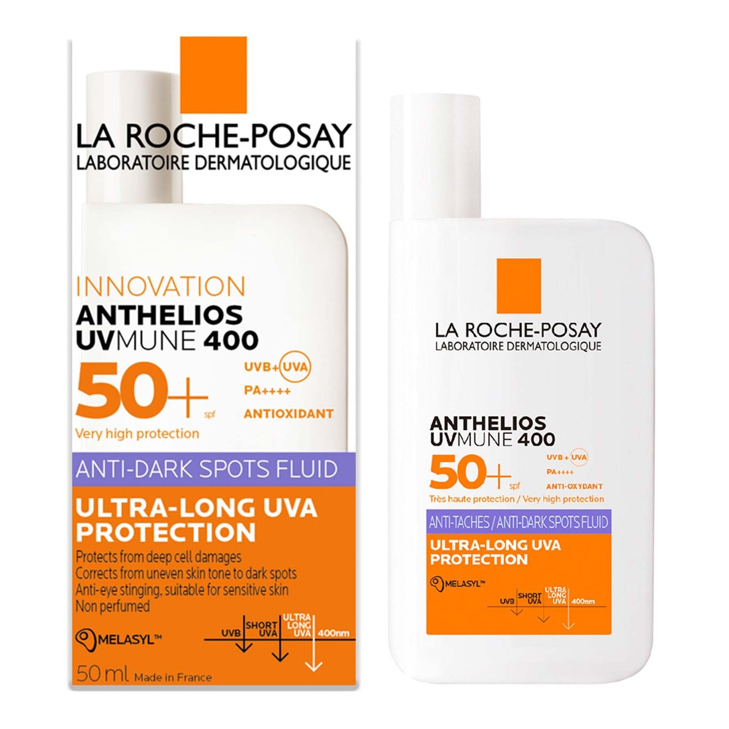 La Roche-Posay Anthelios UVMune 400 SPF50+ Invisible Fluid for Dark Spots 50ml
