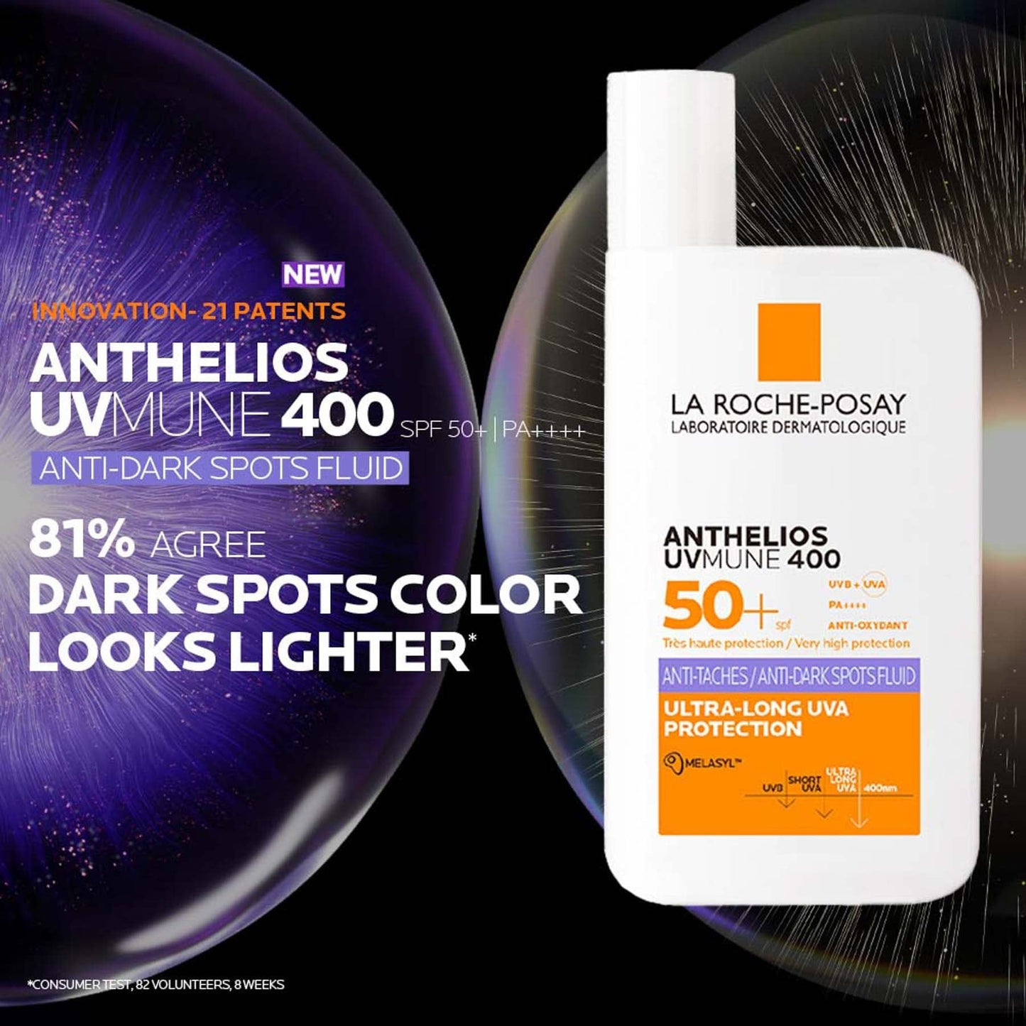 La Roche-Posay Anthelios UVMune 400 SPF50+ Invisible Fluid for Dark Spots 50ml