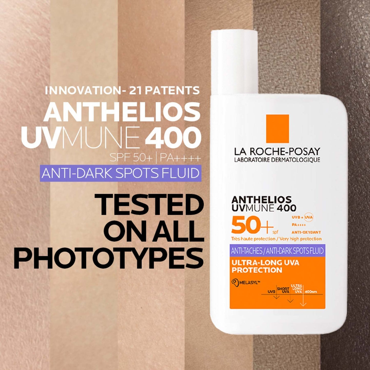 La Roche-Posay Anthelios UVMune 400 SPF50+ Invisible Fluid for Dark Spots 50ml