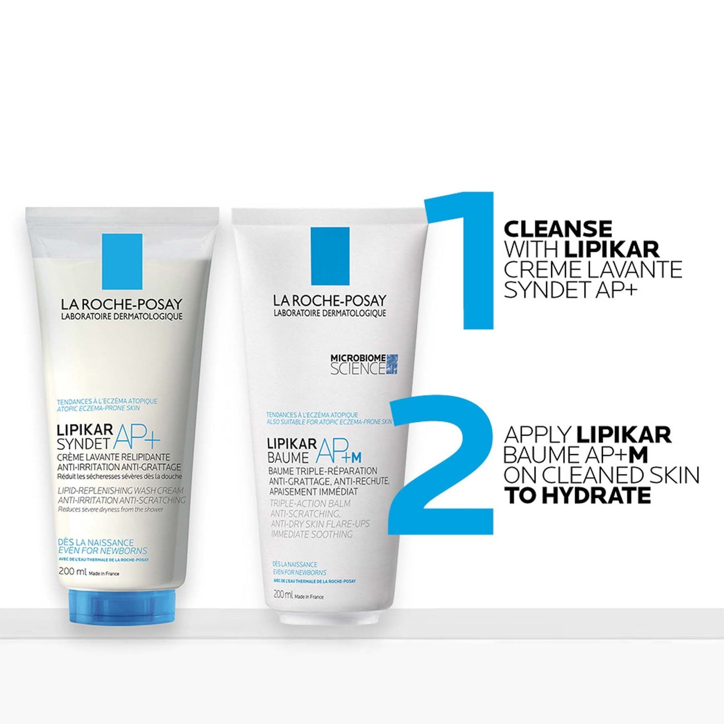 La Roche-Posay Lipikar Baume AP+M Moisturising Body Balm for Dry & Eczema-Prone Skin 200ml
