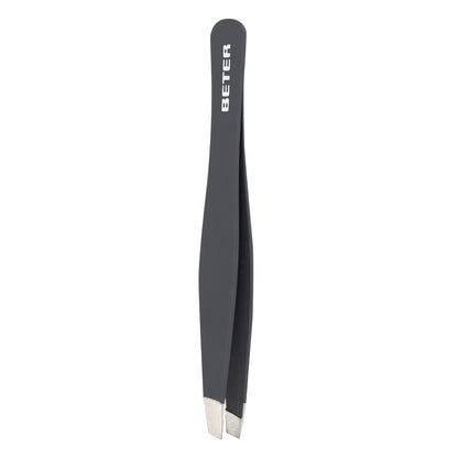 Beter Slanted Tip Tweezers, Coloured, Soft Touch