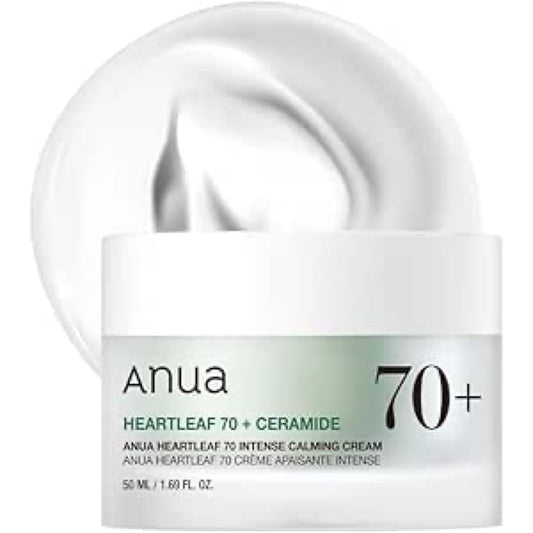 Anua Heartleaf 70 Intense Calming Cream With Ceramide, Panthenol, Heartleaf Extract