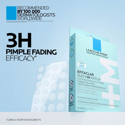 La Roche Posay Effaclar Duo+m 3h Spot Patches for Acne Prone Skin