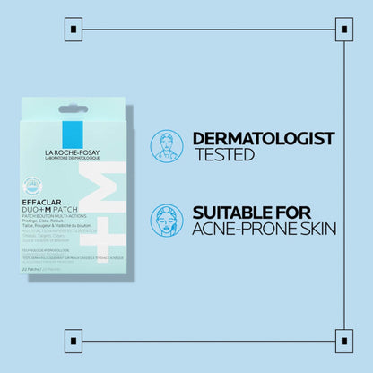 La Roche Posay Effaclar Duo+m 3h Spot Patches for Acne Prone Skin