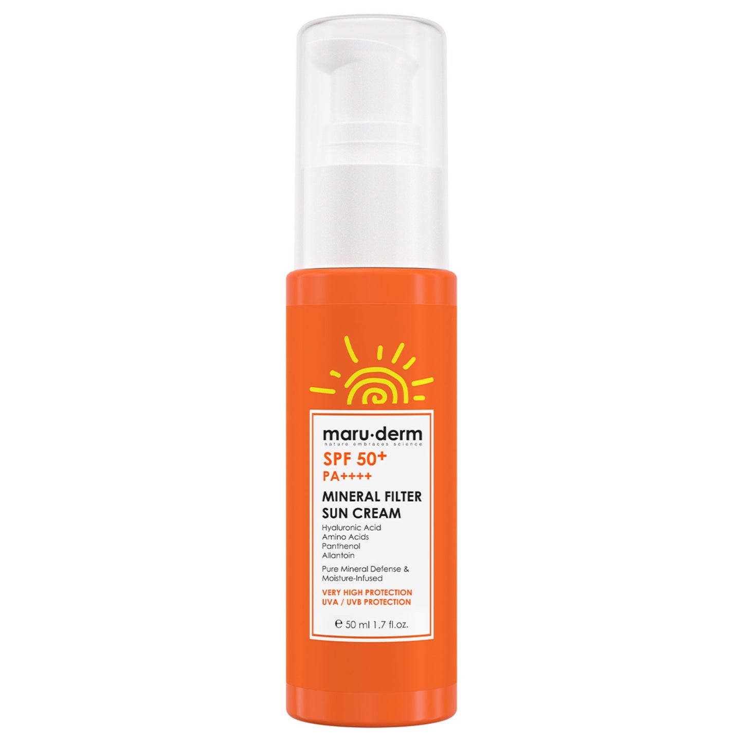 Maruderm SPF 50+ Mineral Sun Cream 50ml