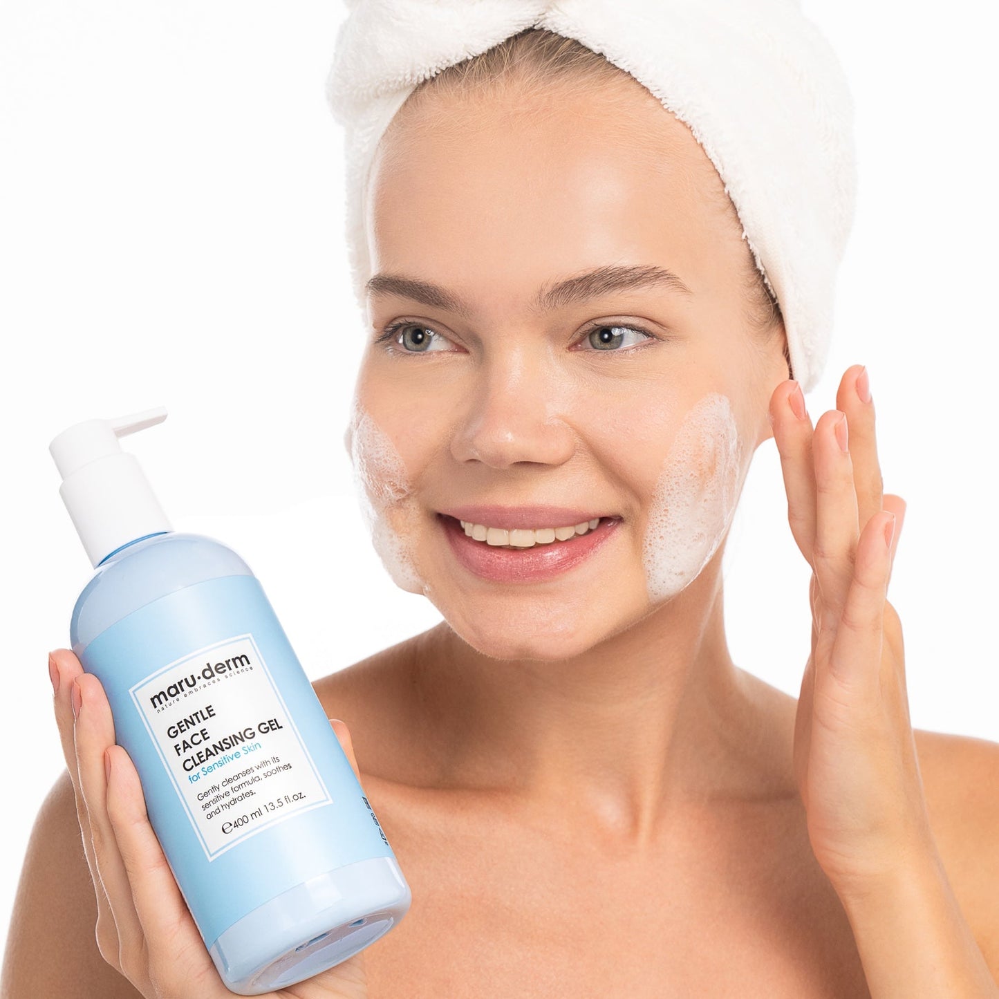 Maruderm Gentle Face Cleansing Gel for Sensitive Skin 400ml