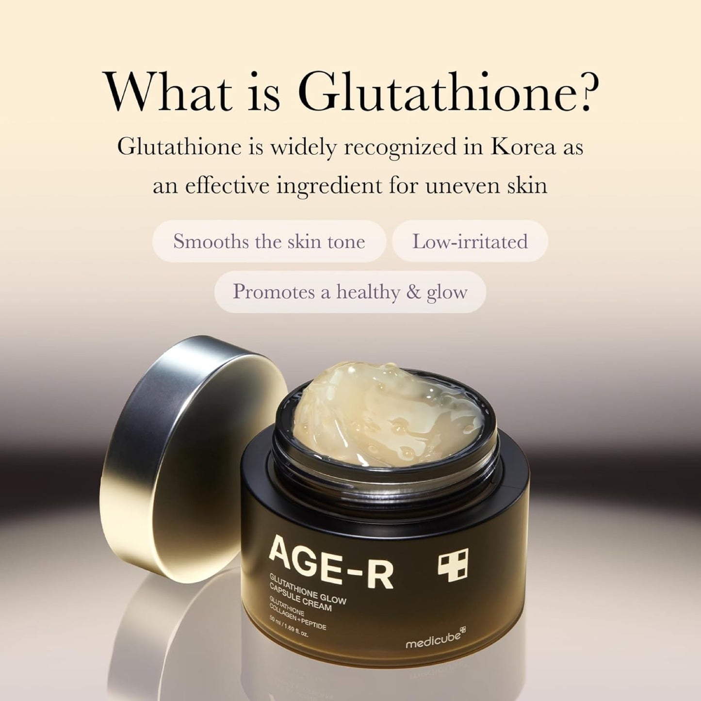 Medicube AGE-R Glutathione Glow Capsule Facial Cream