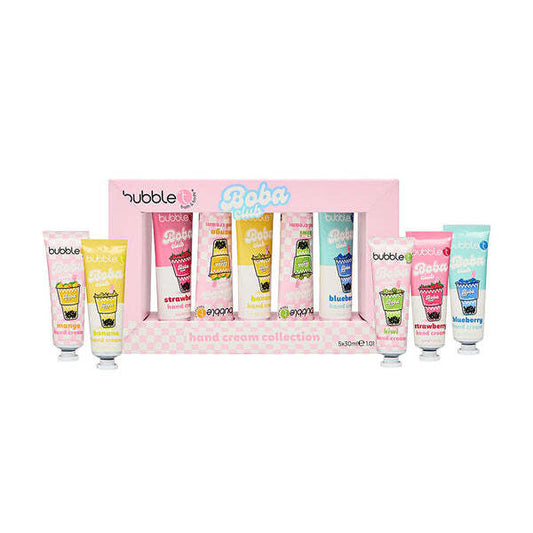 Bubble T Cosmetics Boba Tea Hand Cream Gift Set (5 X 30ml)