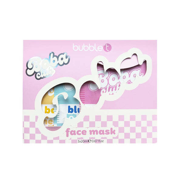 Bubble T Cosmetics Boba Tea Sheet Mask Collection (3 X 20ml)