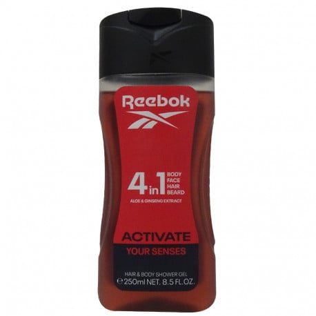 Reebok Gel Activate Your Body Hombre 250 Ml.