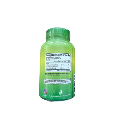 Alfa Vitamins Korean Ginseng 1000 mg - 60 Capsules