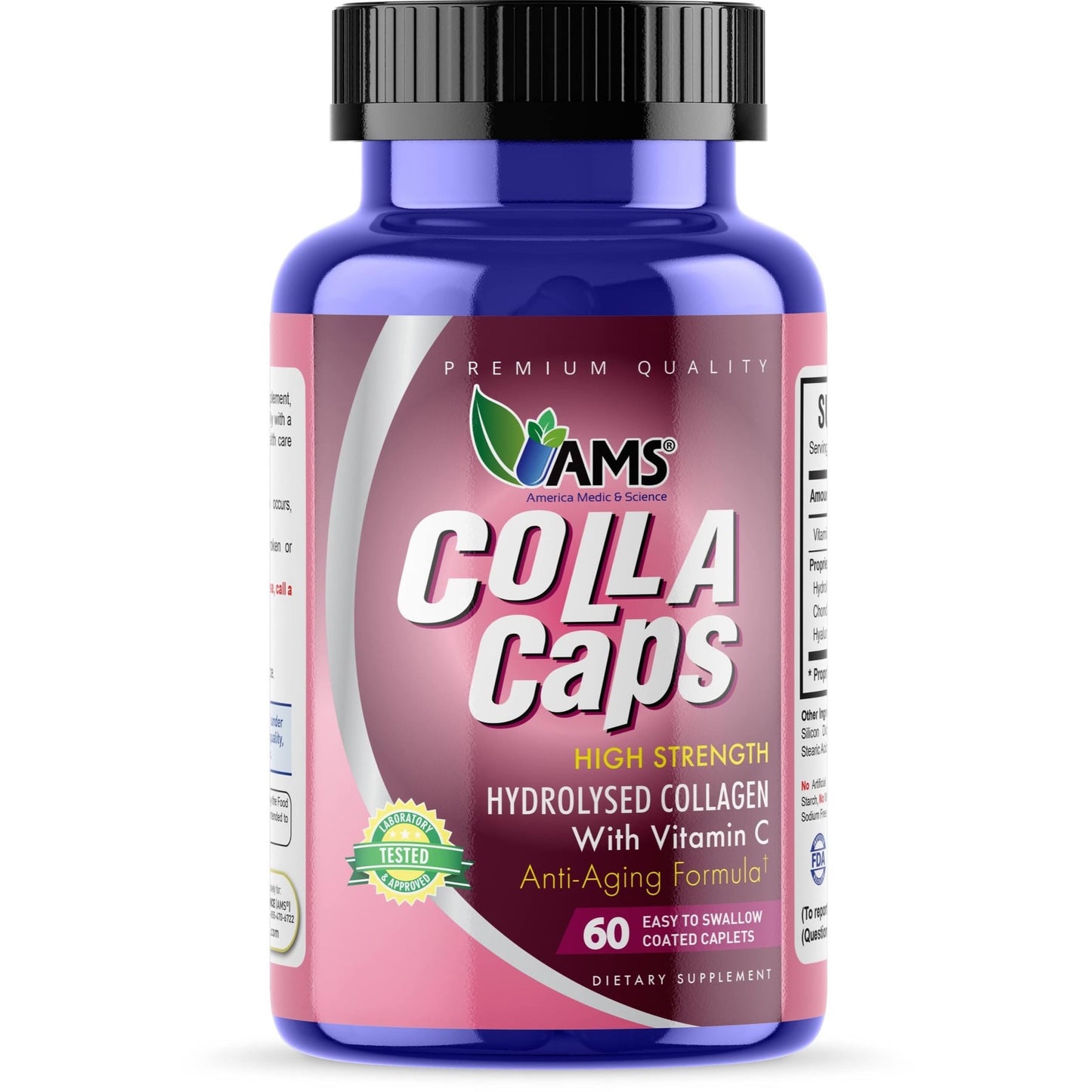 AMS CollaCaps Hydrolysed Collagen 60 Tablets