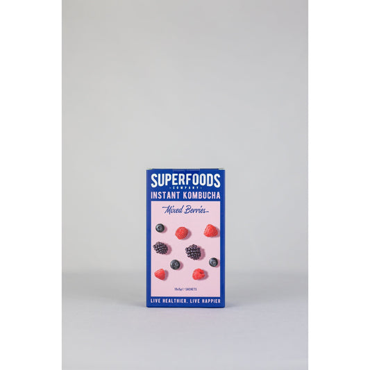 Superfoods Instant kombucha Box Mixed Berries Flavour 10 Sachets 50g