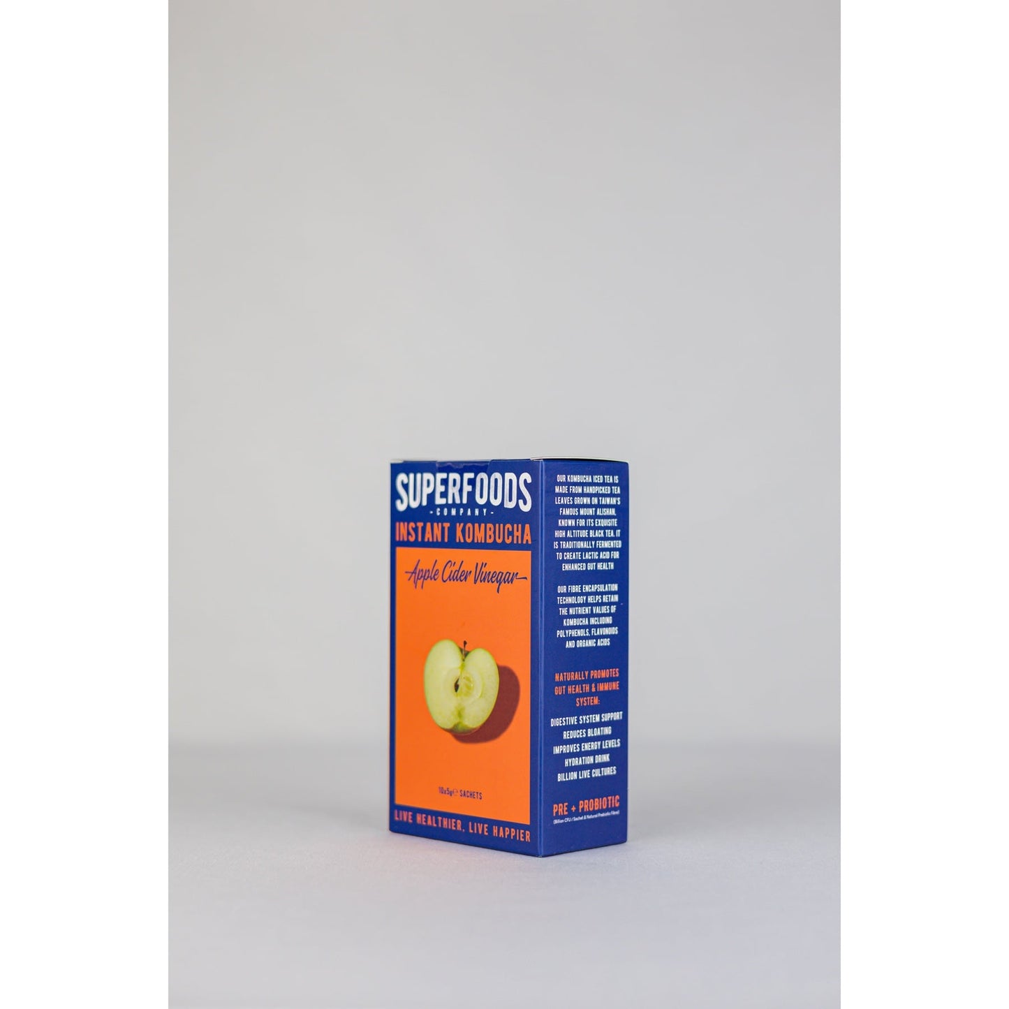 Superfoods Instant kombucha Box Original Flavour 10 Sachets 50g