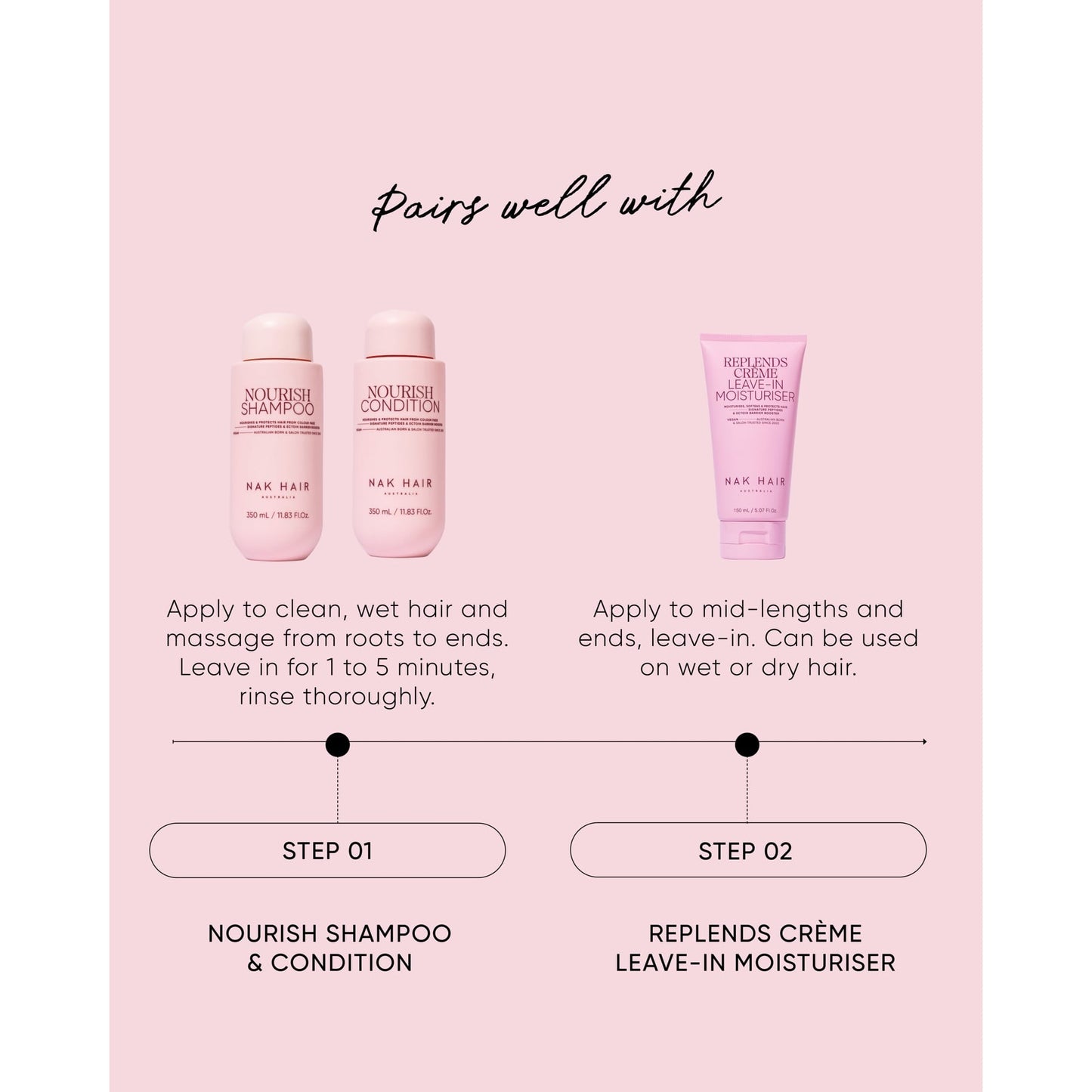 Nak Hair Signature Nourish Condition 350ml