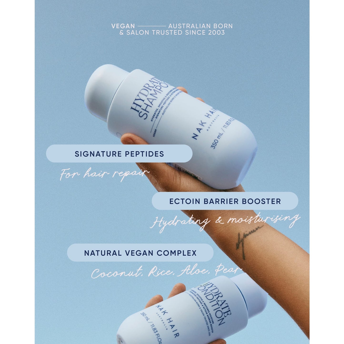 Nak Hair Signature Hydrate Shampoo 350ml