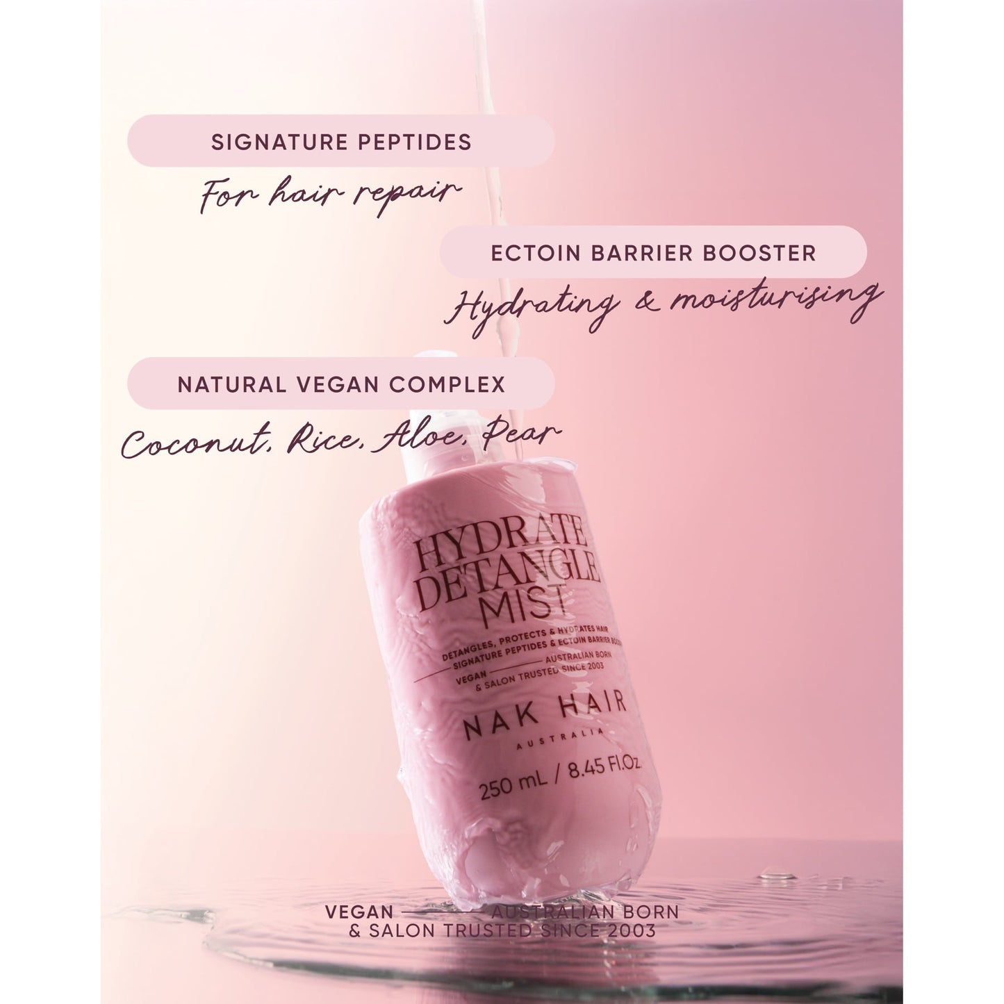 Nak Hair Signature Detangle Mist 250ml