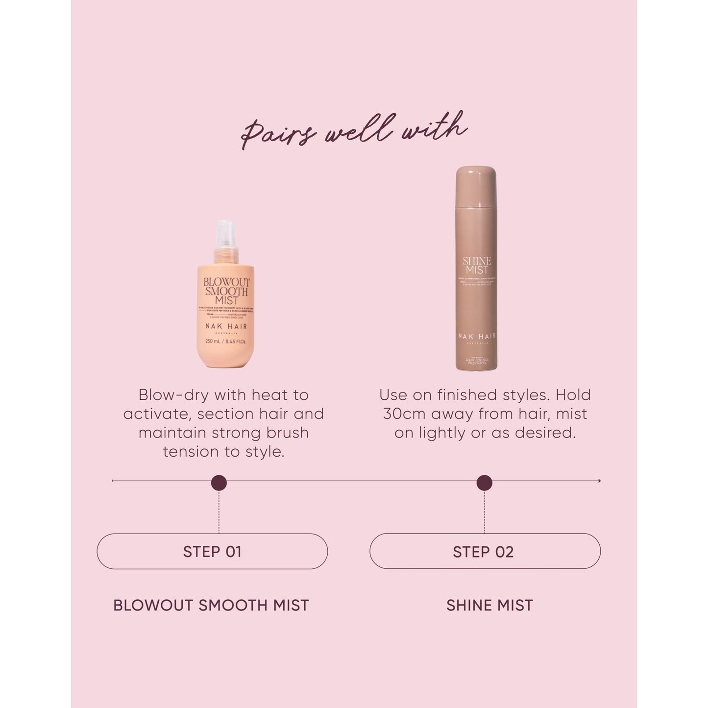 Nak Hair Signature Blowout Mist 250ml