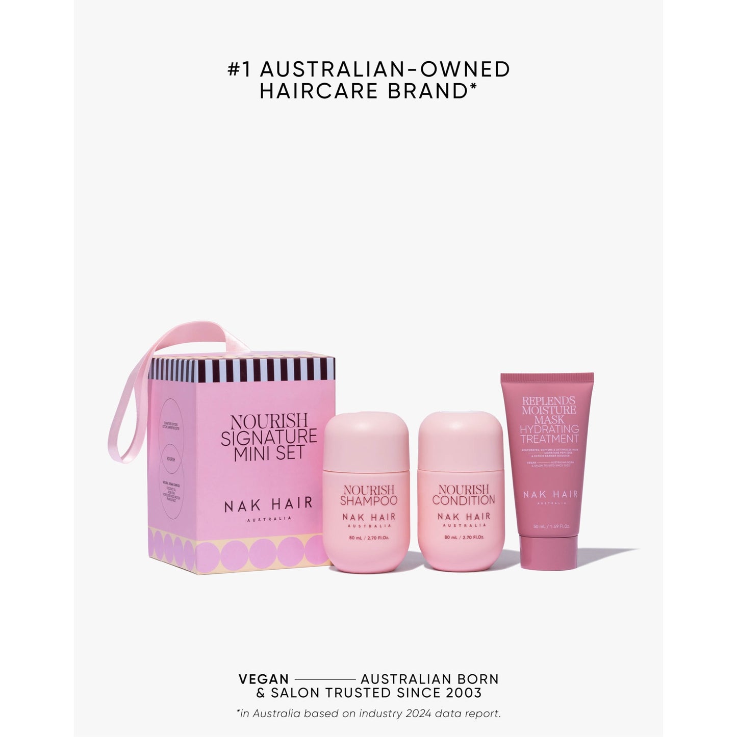 Nak Hair Signature Holiday Nourish Travel Trio 2025