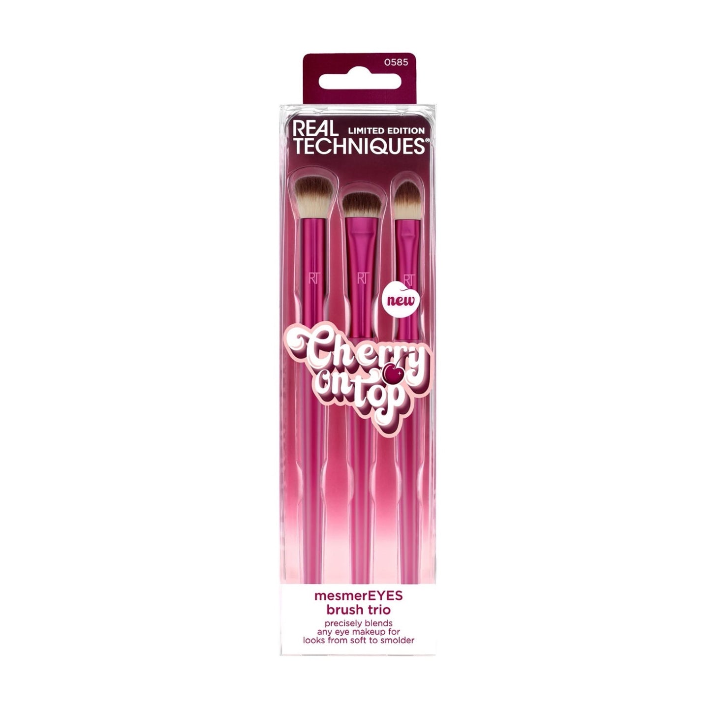 Real Techniques Cherry on Top Mesmereyes Brush Trio Limited Edition