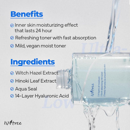 Ultra Low Molecular Hyaluronic Acid Toner 300ml
