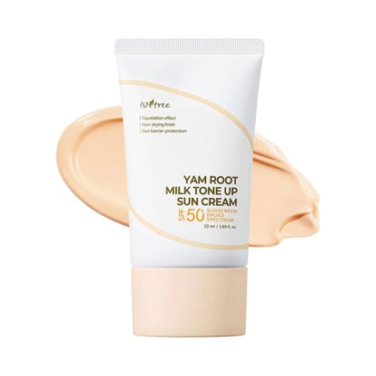 Isntree Yam Root Milk Tone Up Sun Cream SPF50+ PA++++ 50ml