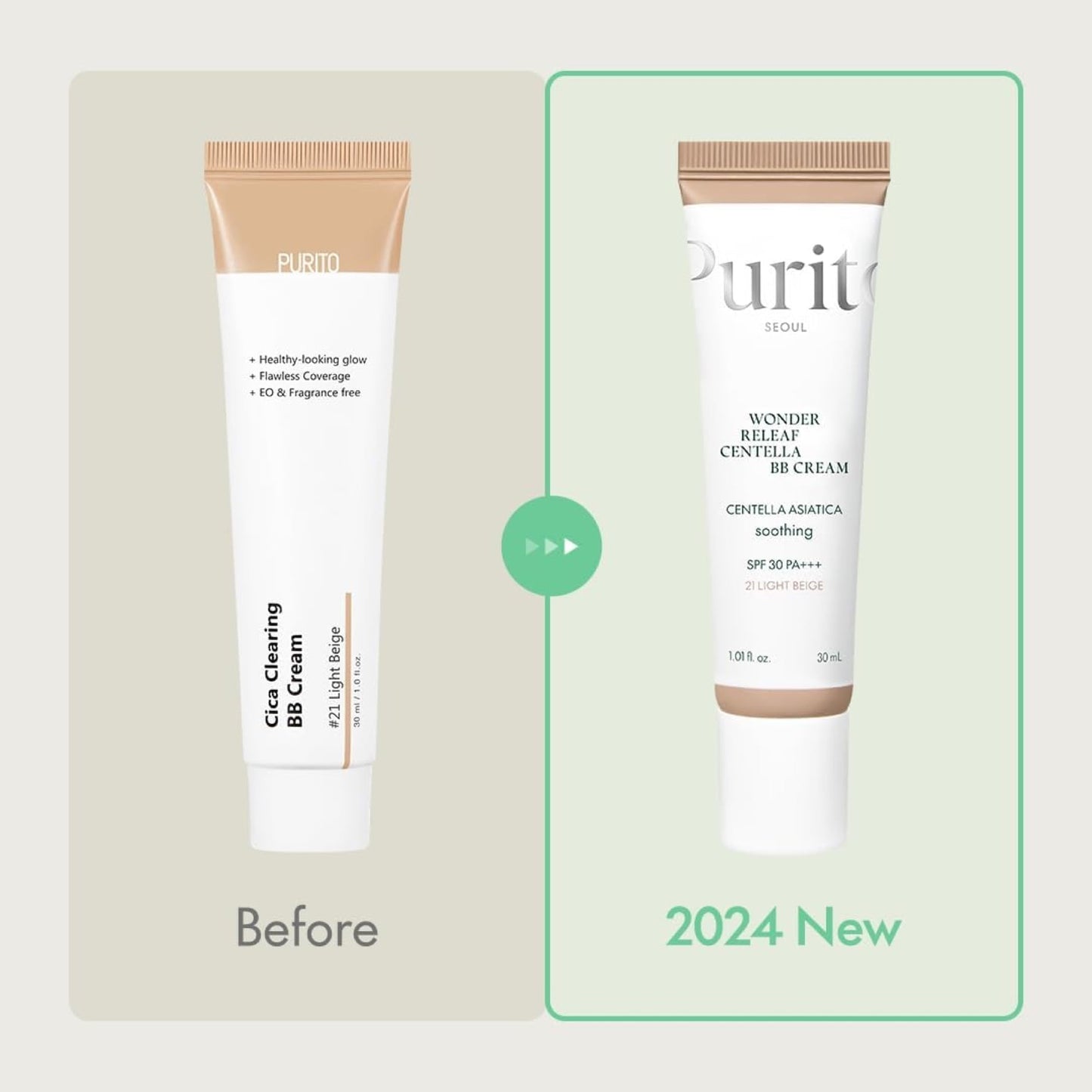 Purito Wonder Releaf Centella BB Cream