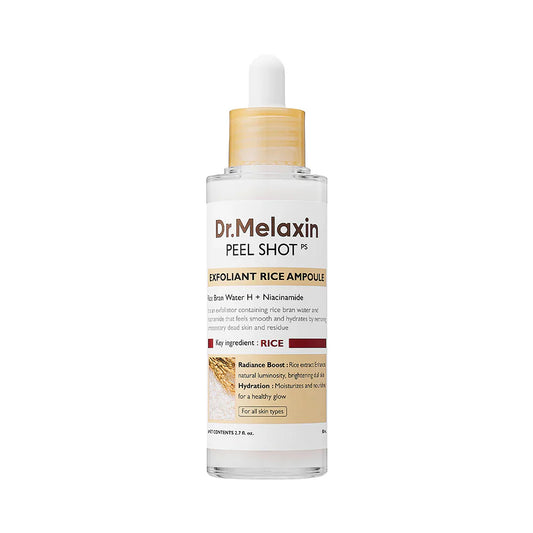 Dr.melaxin Peel Shot Glow White Rice Ampoule 80ml