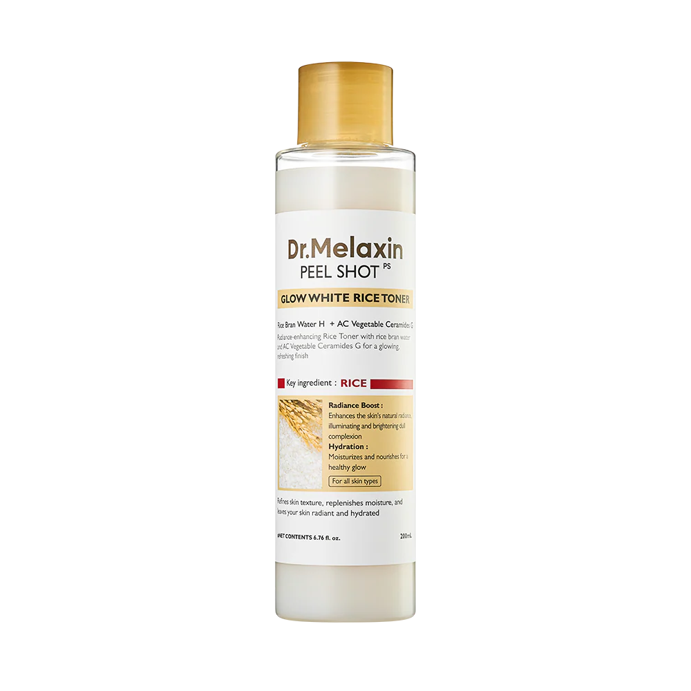 Dr.melaxin Peel Shot Glow Rice Toner 200ml