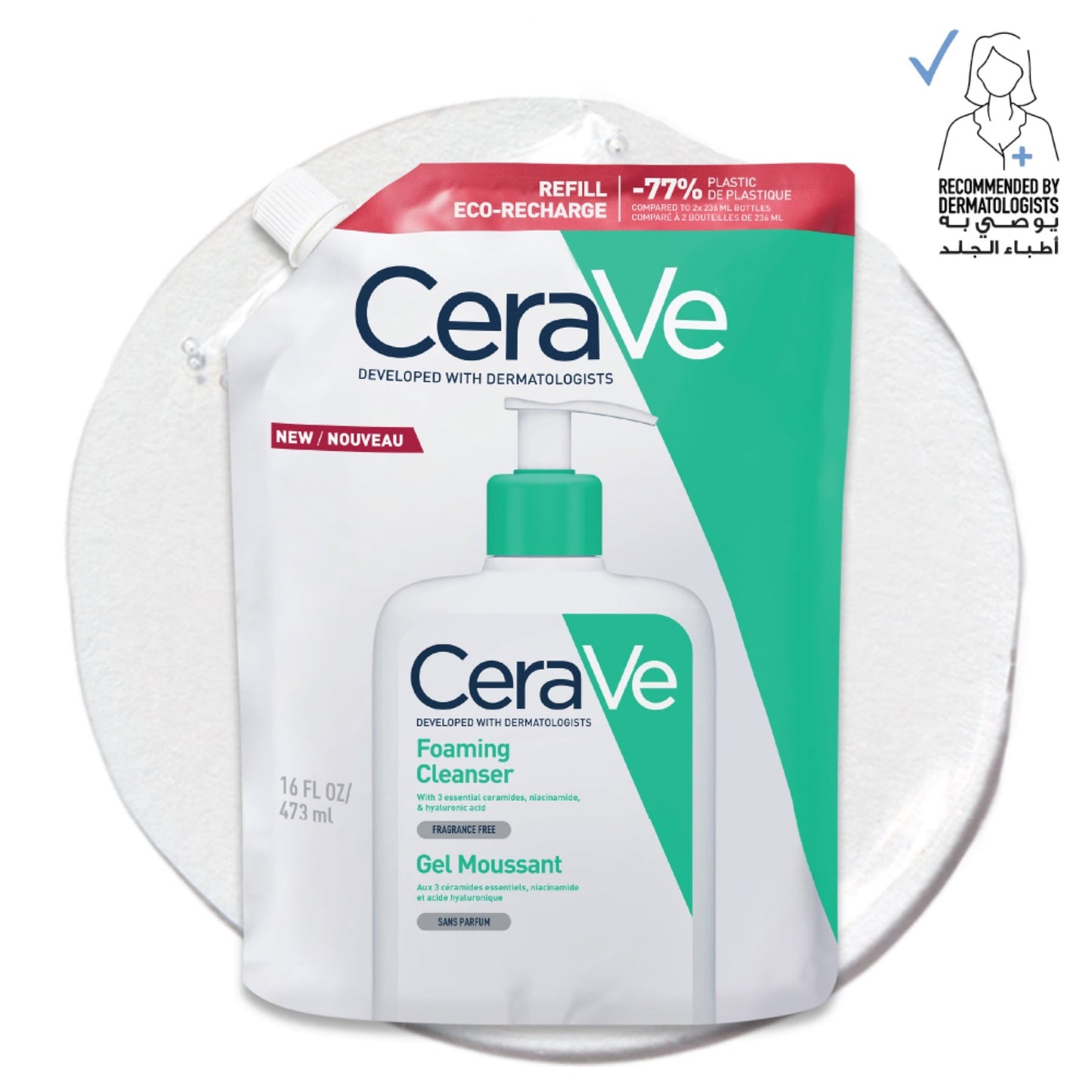 Cerave Foaming Cleanser Refill 473ml