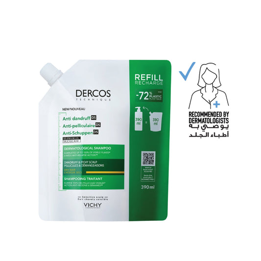 Dercos Anti-dandruff Shampoo Dry Refill 390ml