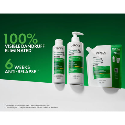 Dercos Anti-dandruff Shampoo Dry Refill 390ml