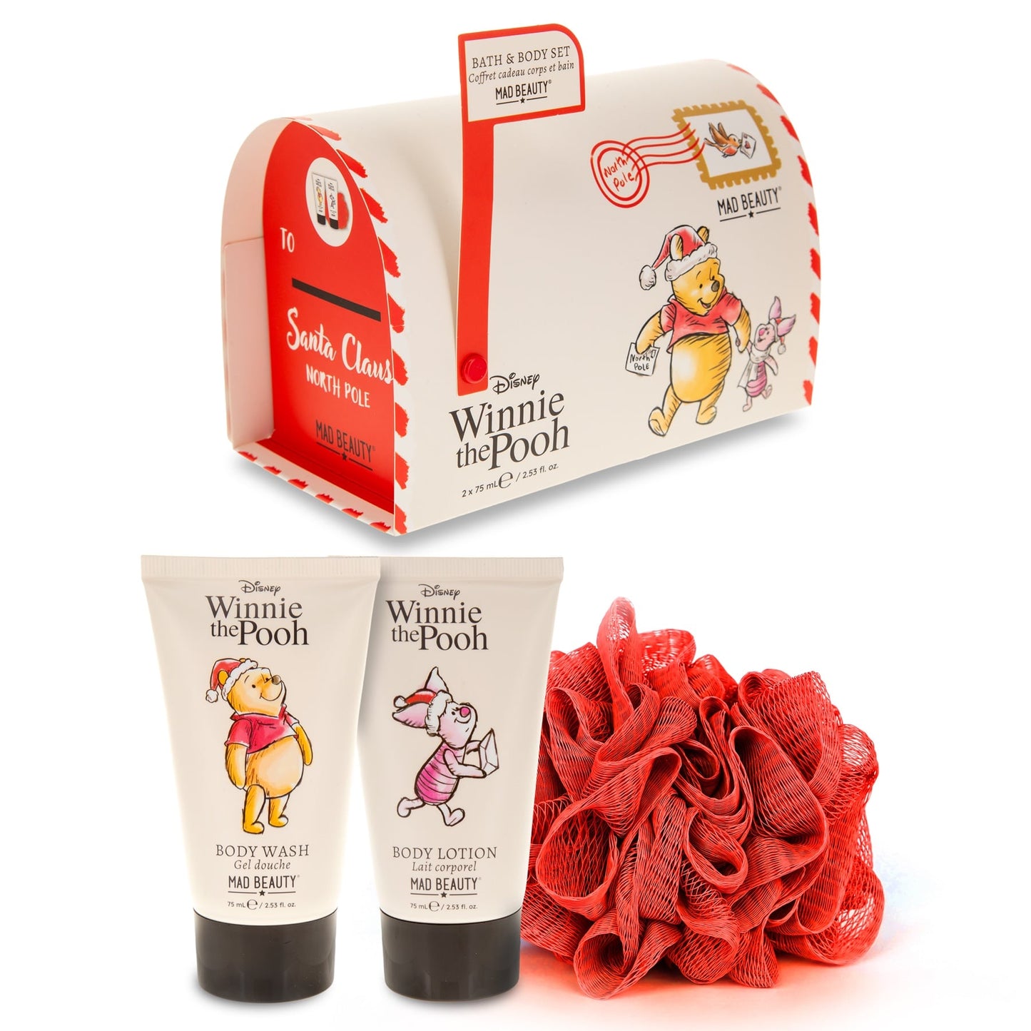 Mad Beauty Winnie the Pooh Festive Bath & Body Set