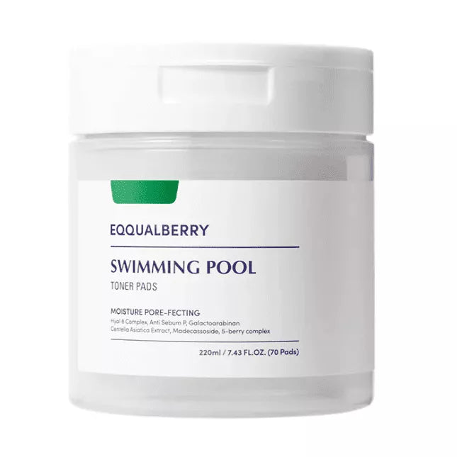 Eqqualberry Swimming Pool Toner Pads 220ml [70pads]