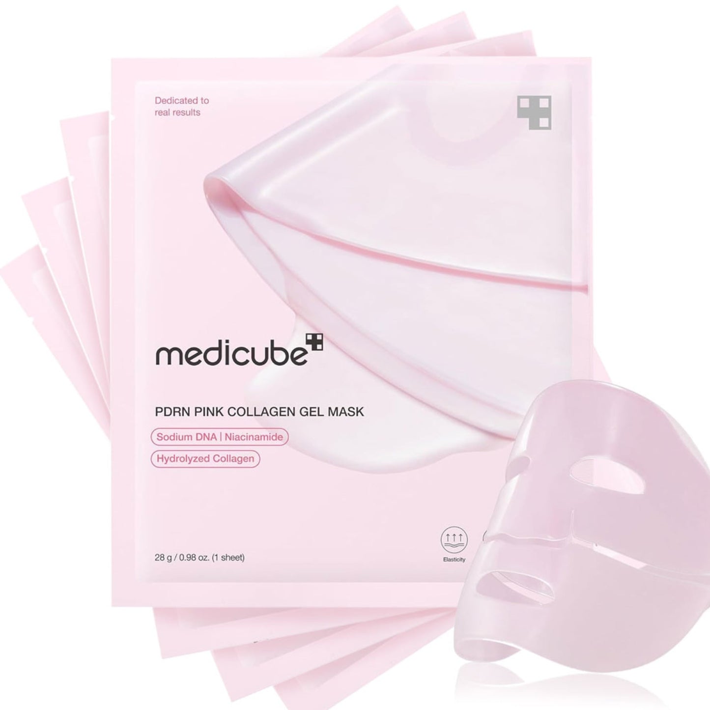 Medicube Salmon DNA PDRN Pink Collagen Jelly Gel Mask 28g 4ea