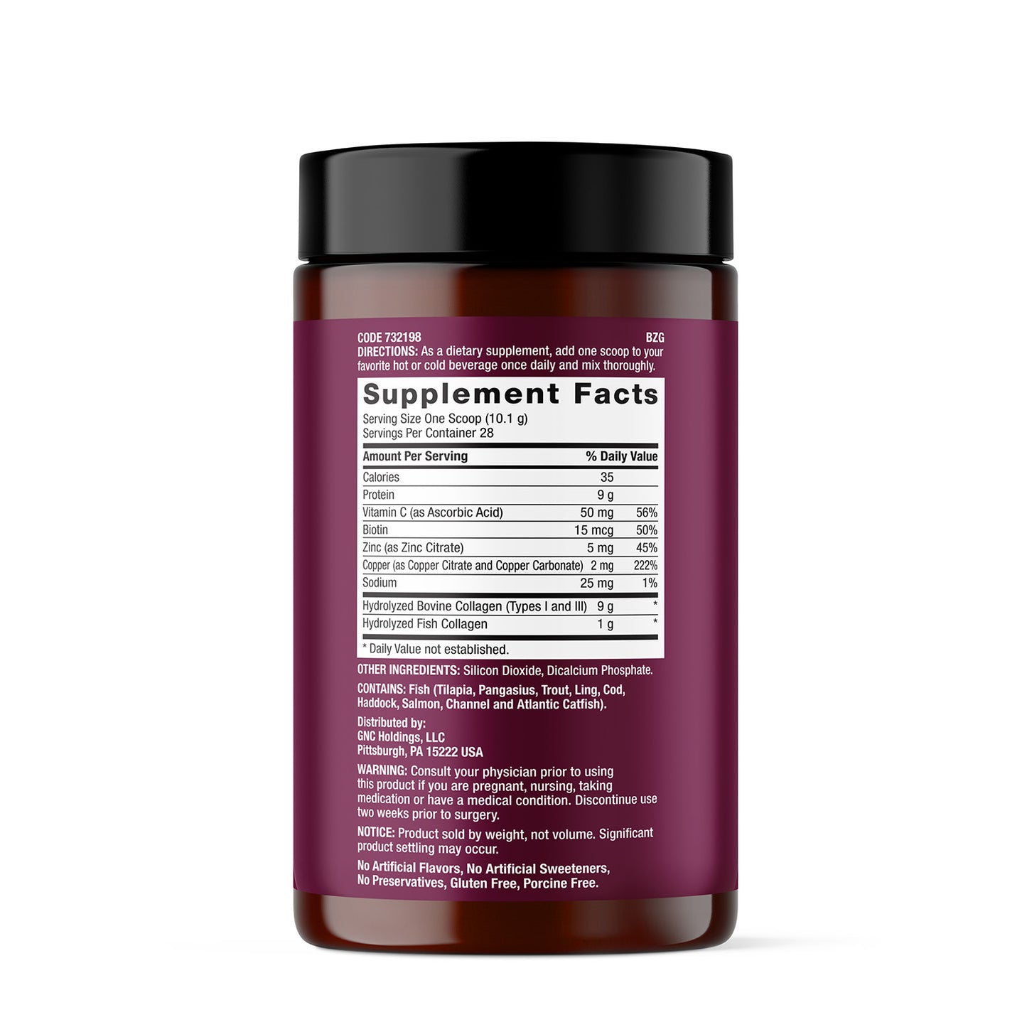 GNC Premier Collagen Powder 28 Servings