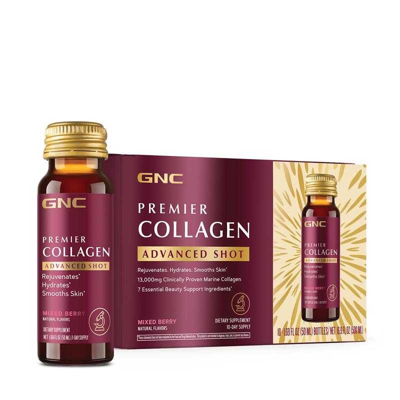 GNC Premier Collagen 10 Shots Mix Berry 50ml