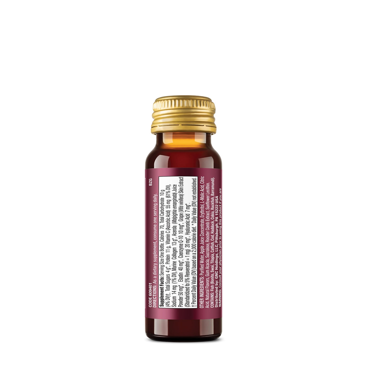 GNC Premier Collagen 10 Shots Mix Berry 50ml