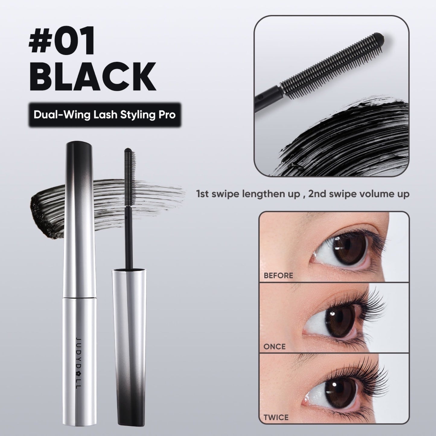 Judydoll Feather Lash Iron Mascara