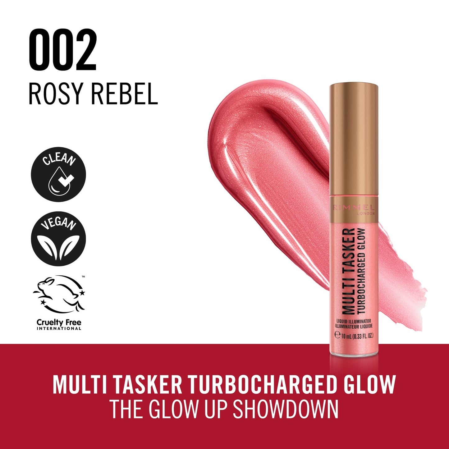 Rimmel Multi Tasker Turbocharged Glow Liquid Illuminator 10ml