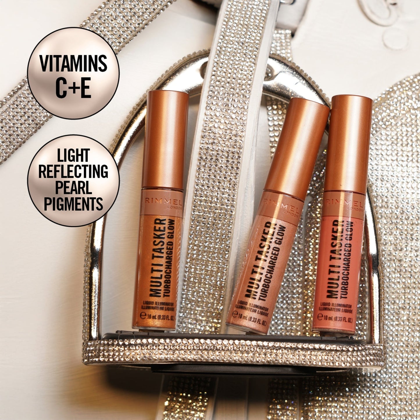 Rimmel Multi Tasker Turbocharged Glow Liquid Illuminator 10ml