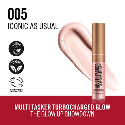 Rimmel Multi Tasker Turbocharged Glow Liquid Illuminator 10ml