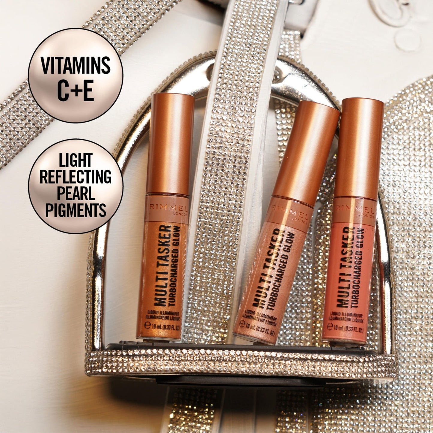 Rimmel Multi Tasker Turbocharged Glow Liquid Illuminator 10ml