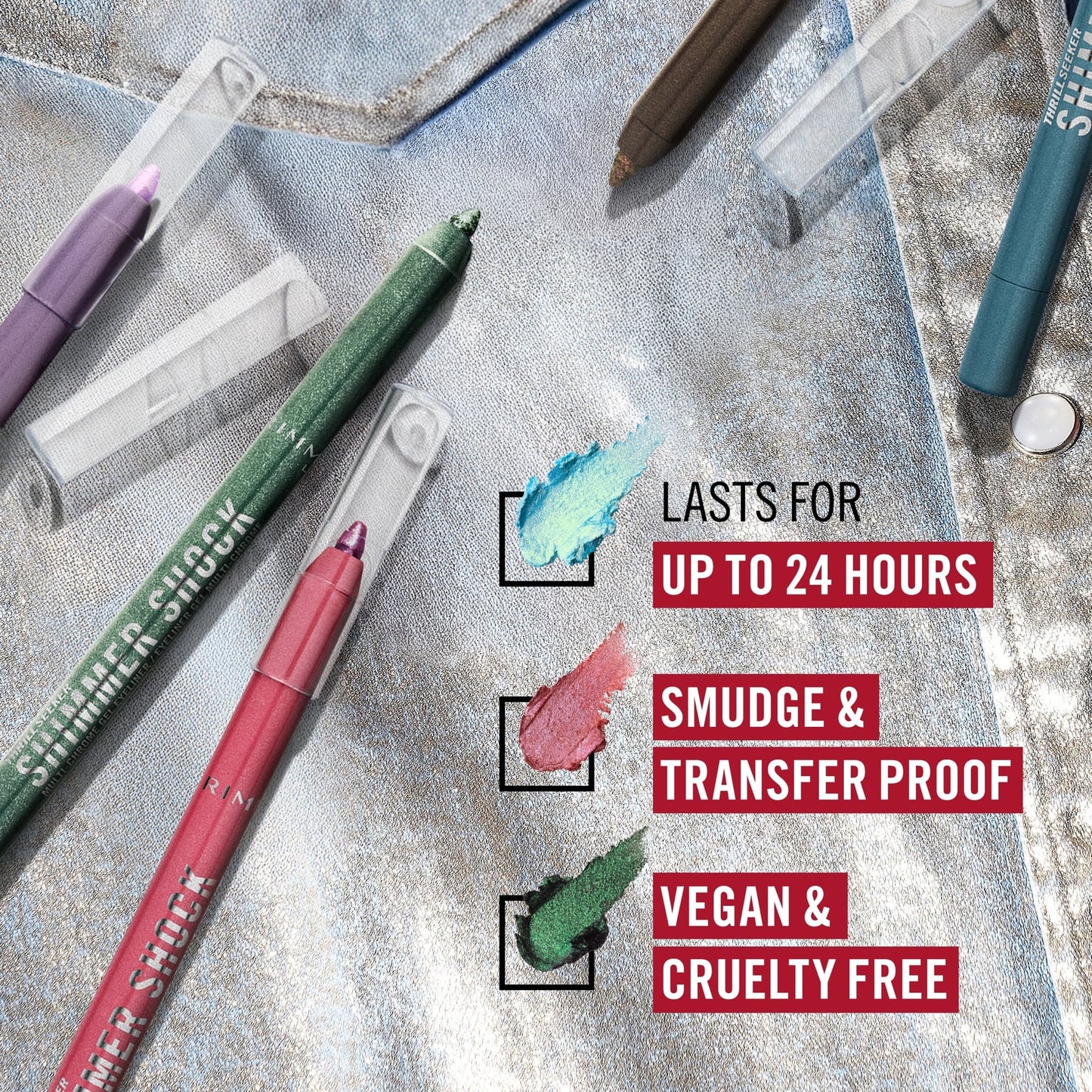 Rimmel Thrill Seeker Multi-chrome Gel Eyeliner 1.2g